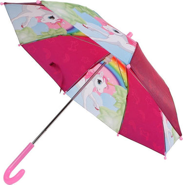 Unicorn paraplu meisjes 70 cm polyester roze