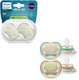Philips avent ultra air – ademend en lichtgewicht fopspeen (6-18 mnd) – 2 stuks - scf087 16