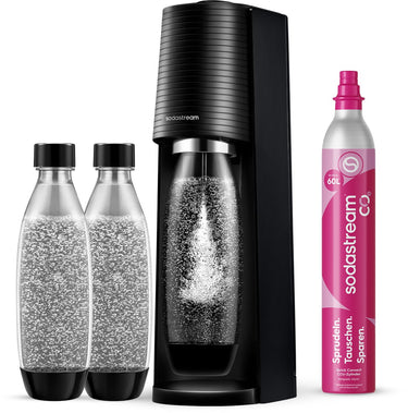 Sodastream bruiswatermachine terra megapack zwart