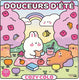 Hachette cozy colo - douceurs d'ete summer delights - atelier créatif autres licences - kleurboek voor volwassenen en kinderen