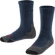 Falke tk2 anti-blaar dik wol functioneel materiaal wandelsokken kinderen blauw - maat 31-34