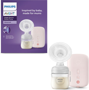 Philips avent enkele elektrische borstkolf- draagbaar - roze -scf395 01