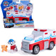Paw patrol - search rescue - marshall's reddingsvoertuig met 2 figuren terugtrekfunctie - speelgoedvoertuigen