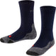 Falke tk2 anti-blaar dik wol functioneel materiaal wandelsokken kinderen blauw - maat 31-34