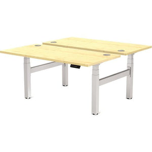 Zit-sta-bureau fellowes 8904301 staal, mfc zilver