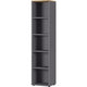 Boekenkast germania 4234-564 grijs 1970 mm (h)
