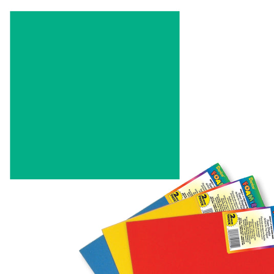Darice • foamies 2 mm 22,5x30 cm turkoois
