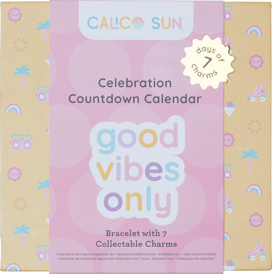 Calico sun countdown celebration kalender alleen goede vibraties