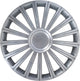Carpoint wieldoppen radical pro 16 inch abs zilver set van 4