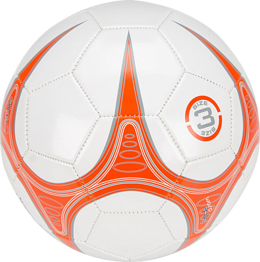 Get go mini voetbal - warp skillz 3 - wit oranje - maat 3