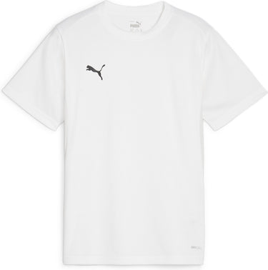 Puma teamgoal jersey jr jongens sportshirt - white- black-feather gray