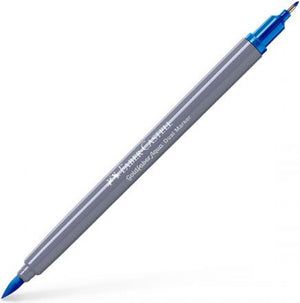 Faber-castell - duo aquarel marker - goldfaber - azuurblauw 449 - brush 0,6mm - fc-164649
