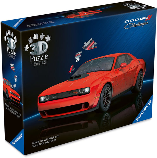 Ravensburger 3d puzzel iconics dodge challenger - 167st.