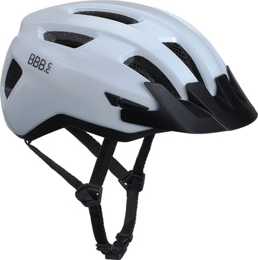 Bbb cycling racefiets helm - medium: 52 - 58 cm - wielrennen, mtb stadfiets - wasbare padding - met bevestiging achterlicht - fietshelm dames heren - glanzend wit - condor 2.0 bhe-173