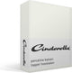 Cinderella weekend - topper hoeslaken (tot 15 cm) - katoen - 200x210 cm - ivoor