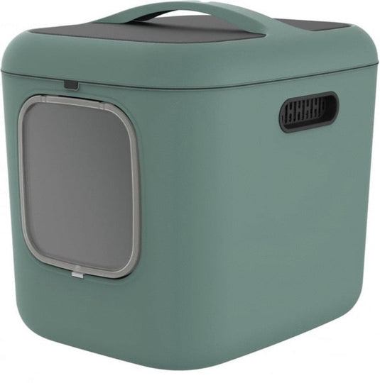Rotho mypet kattenbak biala xl 62x50x58 cm - kattentoilet - groen