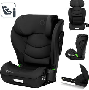 Lionelo neal i-size – autostoel 100-150 cm – isofix of autogordel – verstelbare hoofdsteun (10 standen) – kantelbare rugleuning (4 standen) – side impact protection – bekerhouder – epp eps schuim – afneembare hoes – comfortabel universeel