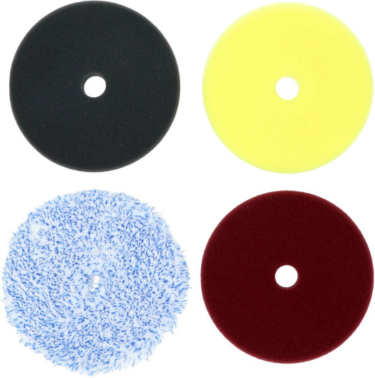 Carpoint set polijst pads - 4 hardheden - soft medium hard multistep - 5