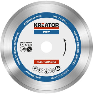 Kreator - accessories - krt081104 - diamantschijf - ø 200mm