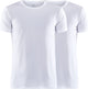Craft core dry tee multi 2-pack m heren thermoshirt - wit