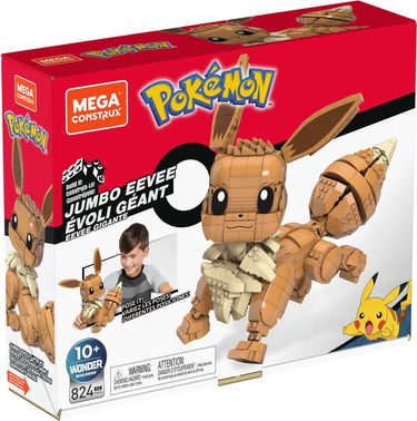 Mega pokémon jumbo eeve - 824 blokken - bouwstenen