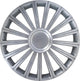 Carpoint wieldoppen radical pro 15 inch abs zilver set van 4