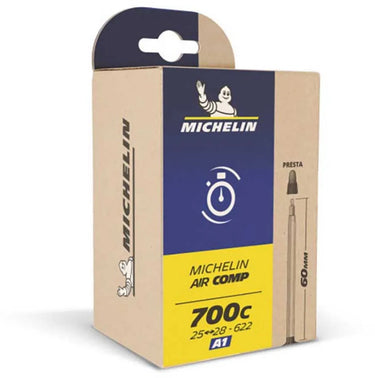 Michelin binnenband 28” – aircomp a2 – frans (presta) ventiel – ventiellengte: 80mm – etrto-maat: 26 32-622 635