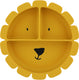 Trixie kinderbord met vakjes - mr. lion - bord met zuignap - voor baby's vanaf 4 maanden - van siliconen - geschikt voor de vaatwasser