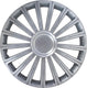 Carpoint wieldoppen radical pro 14 inch abs zilver set van 4