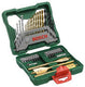 Bosch x-line borenset - 40-delig - hout, metaal en steen