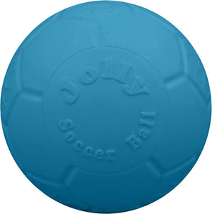 Jolly pets jolly soccer ball – ø10 cm – stevig hondenspeelgoed – apporteerspeelgoed – jollyflex stevig kunststof – drijvend hondenspeeltje – lichtblauw