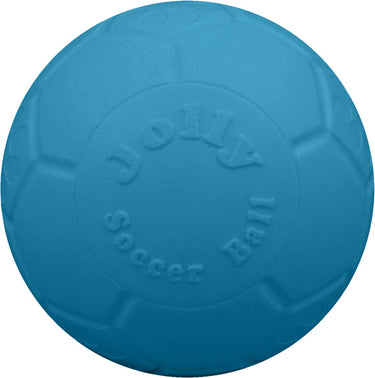 Jolly pets jolly soccer ball – ø10 cm – stevig hondenspeelgoed – apporteerspeelgoed – jollyflex stevig kunststof – drijvend hondenspeeltje – lichtblauw
