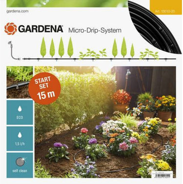 Gardena micro drip system startset s - voor rijplanten druppelsysteem- 15 meter