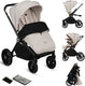 Lionelo mika plus kinderwagen - all-terrain wielen - lichtgewicht - verstelbare zitting - xxl kap met upf 50+ - compact opvouwbaar - inclusief accessoires