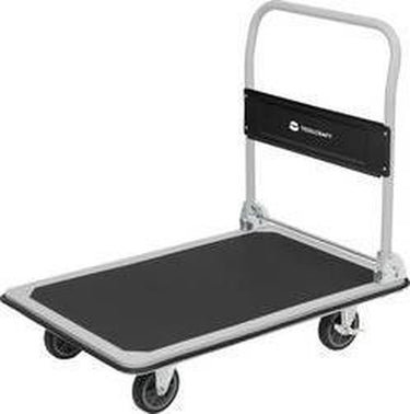 Toolcraft handwagen inklapbaar, afleider staal, pp, thermoplastisch polyurethaan laadvermogen (max.): 150 kg