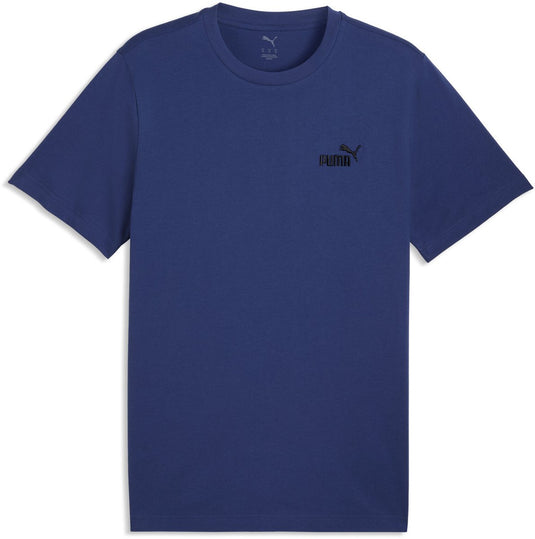 Puma ess small no. 1 logo tee (s) unisex t-shirt - blue jewel