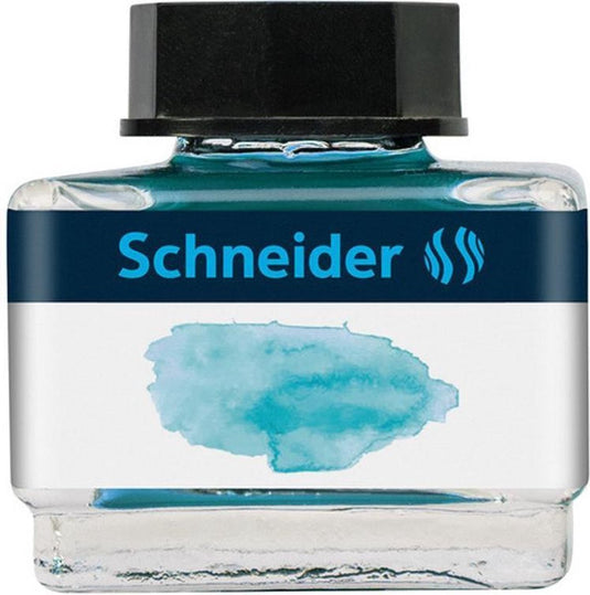 Schneider schrijfwaren schneider inktpotje - inhoud 15ml - pastel bermuda blauw - s-6930