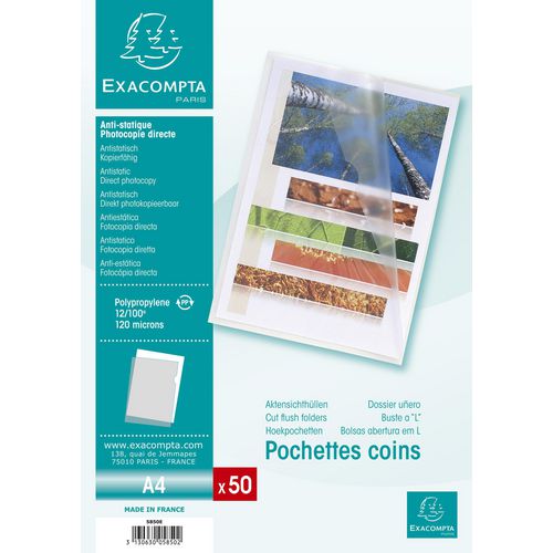 L-map exacompta 5850e transparant polypro a4
