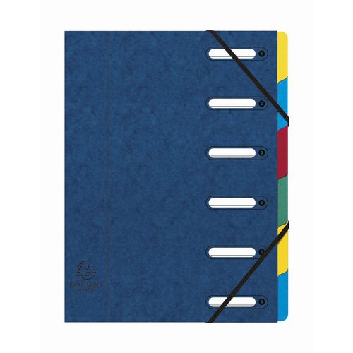 Sorteermap exacompta 55062e a4 blauw