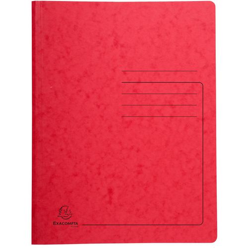 Map met veer exacompta 240225e a4 rood