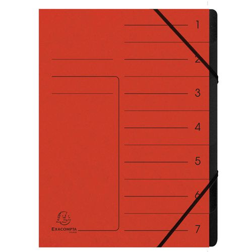 Sorteermap exacompta 540705e a4 rood