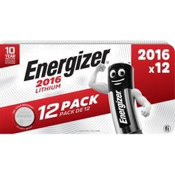 Batterijen energizer 7638900441888 cr2016 niet-oplaadbaar 12 stuks