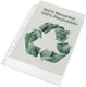 Esselte 100% gerecyclede pp a4 premium showtas - 70 micron - 100x transparante insteekhoezen - ideaal voor thuiskantoor