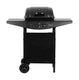 Teesa tsa0080 - gasbarbecue bbq 2000 met twee branders en onderstel