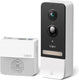 Tp-link tapo d230s1 draadloze video deurbel op batterij - 2k 5mp video- inclusief hub - zonder abonnement-slimme deurbel