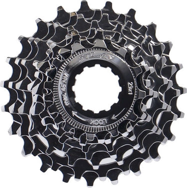 Xlc 8 speed cassette - shimano 16-24t - staal - zwart
