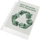 Esselte 100% gerecyclede pp a4 premium showtas - 100 micron - 50x transparante insteekhoezen - voor thuiswerken