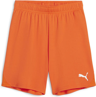 Puma teamgoal shorts jr unisex sportbroek - rickie orange- white