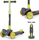 Lionelo timmy kinderstep - step voor kinderen vanaf 3 jaar - 3 wielen - tot 50 kg - verstelbaar stuur - led wielen verlicht deck - anti-slip platform - opvouwbaar - geen montage nodig