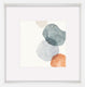 Walther shape - 3d fsc houten lijst - fotoformaat 50x50 cm - kunstglas - wit